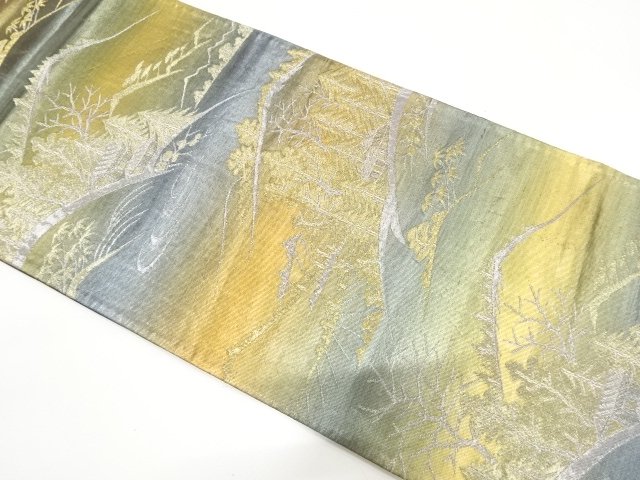 Japanese Kimono / Antique / Fukuro Obi Silk